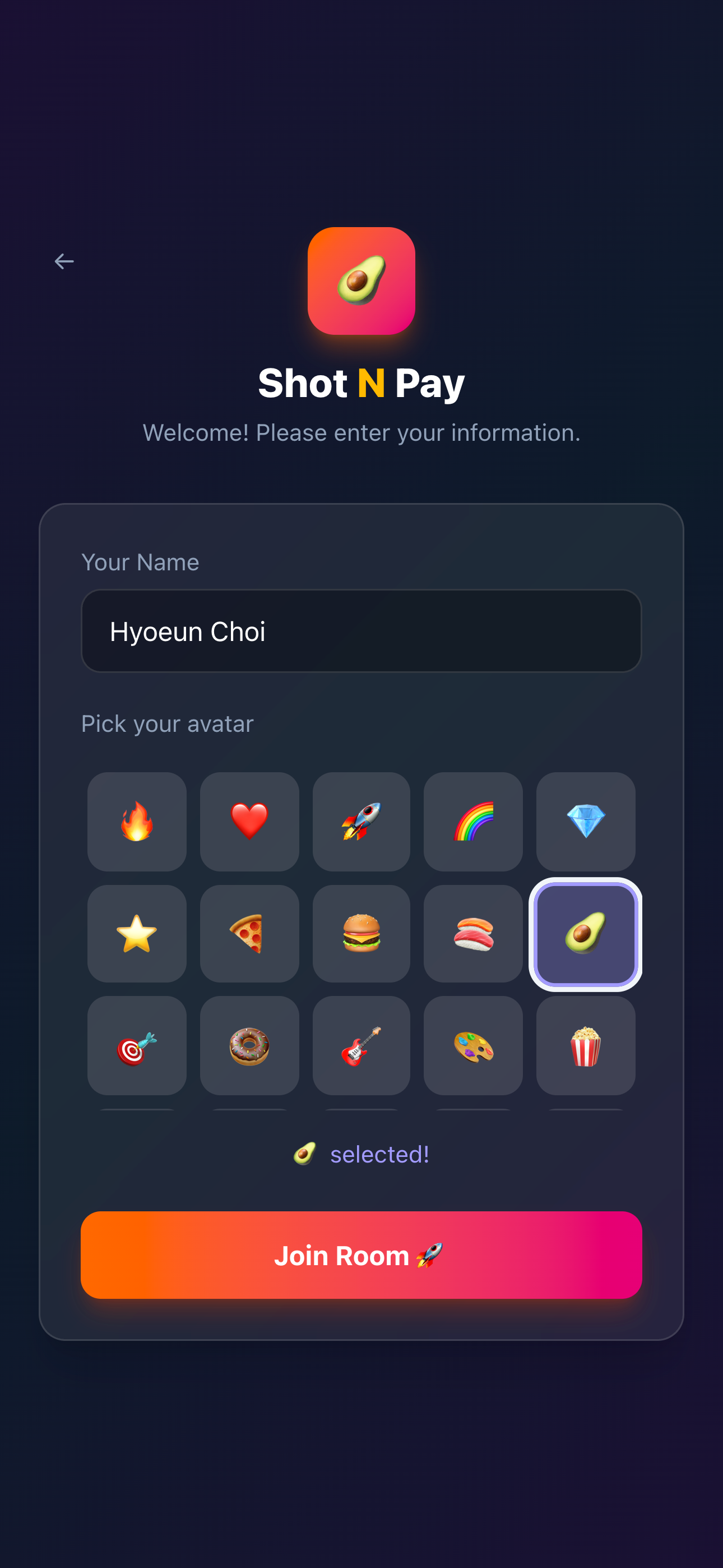 Shot N Pay<hr />샷앤페이